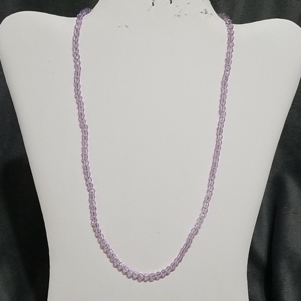 Purple Bead Necklace